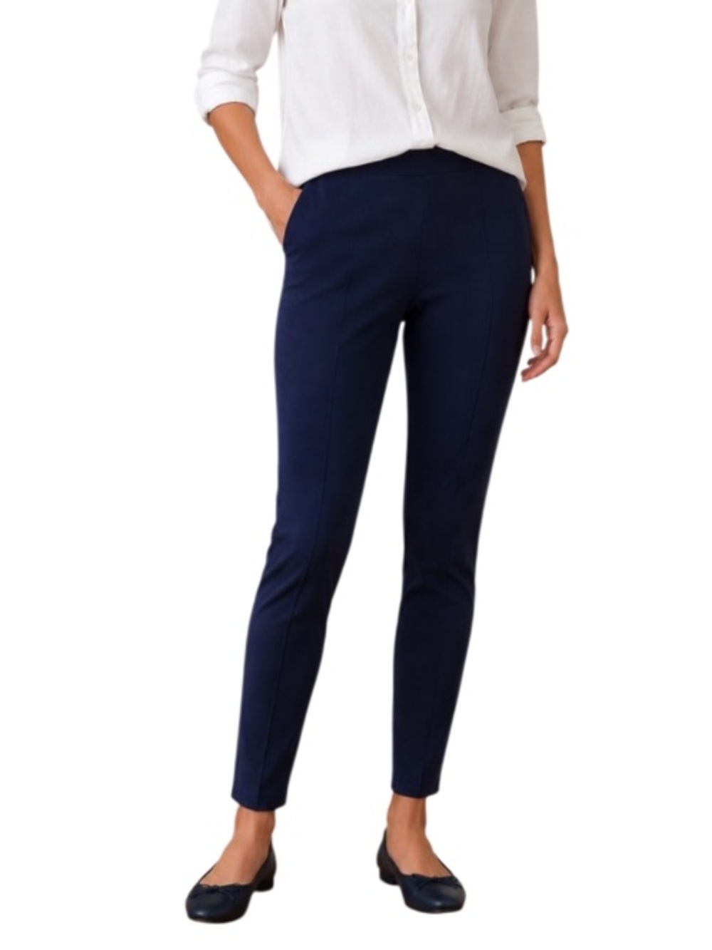 Banana Republic Slim Fit Pants Navy Medium
